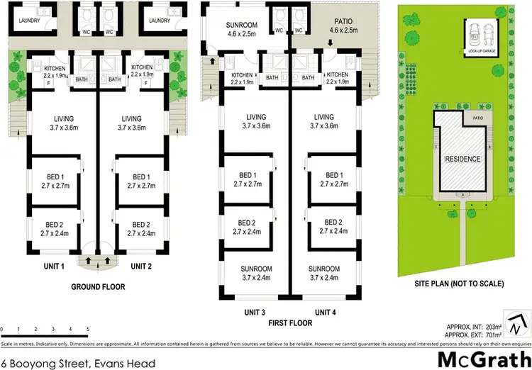Floorplan of Homely house listing, 6 Booyong Street, Evans Head NSW 2473