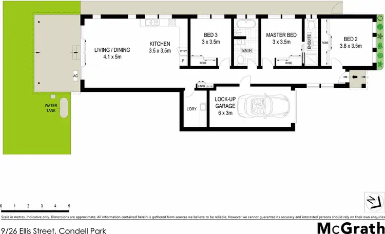 Floorplan of Homely villa listing, 9/26 Ellis Street, Condell Park NSW 2200