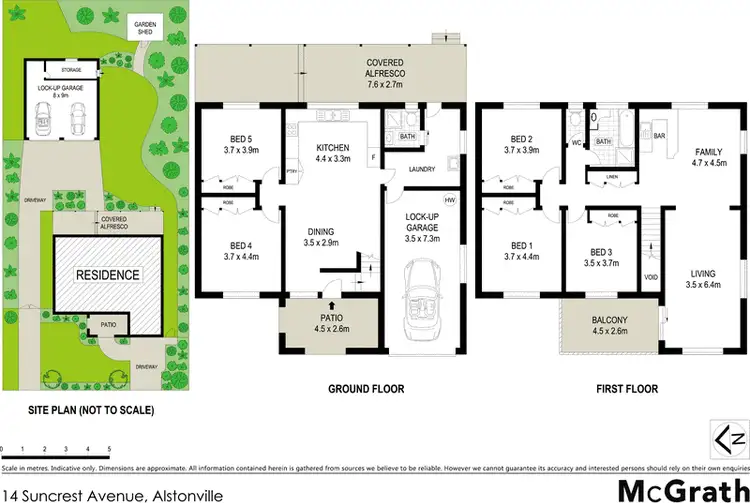Floorplan of Homely house listing, 14 Suncrest Avenue, Alstonville NSW 2477