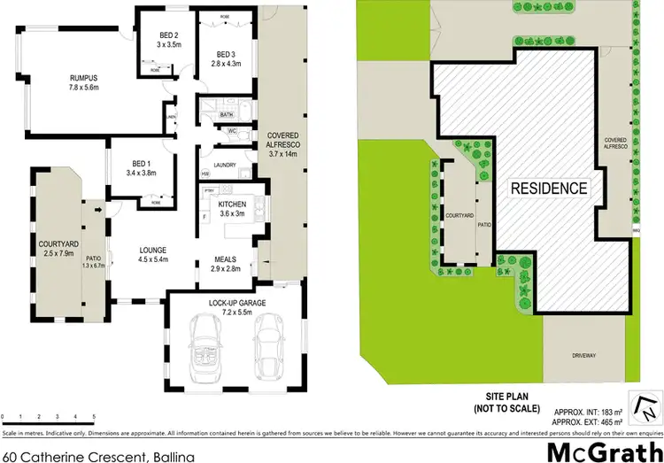 Floorplan of Homely house listing, 60 Catherine Crescent, Ballina NSW 2478