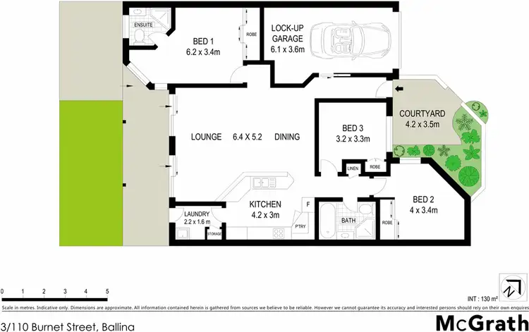 Floorplan of Homely unit listing, 3/110 Burnet Street, Ballina NSW 2478