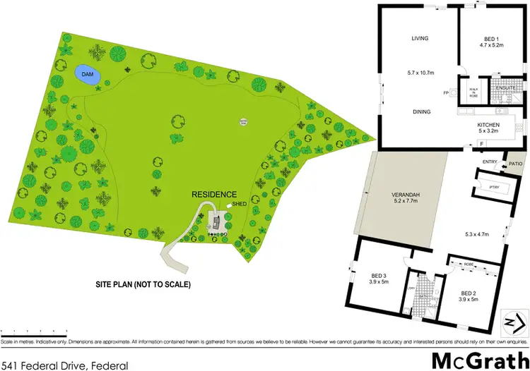 Floorplan of Homely house listing, 541 Federal Drive, Federal NSW 2480