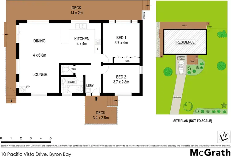 Floorplan of Homely house listing, 10 Pacific Vista Drive, Byron Bay NSW 2481