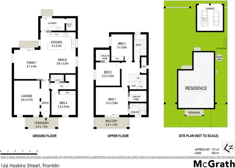Floorplan of Homely house listing, 166 Hoskins Street, Franklin ACT 2913