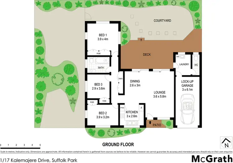 Floorplan of Homely villa listing, 1/17 Kalemajere Drive, Suffolk Park NSW 2481