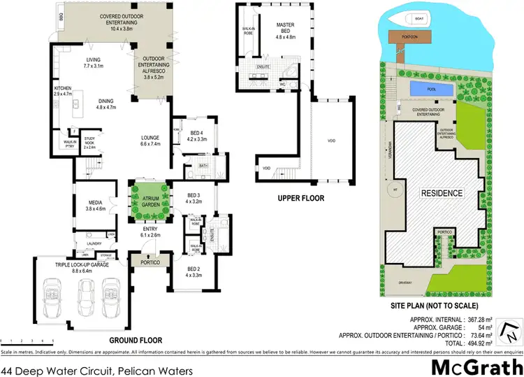 Floorplan of Homely house listing, 44 Deep Water Circuit, Pelican Waters QLD 4551
