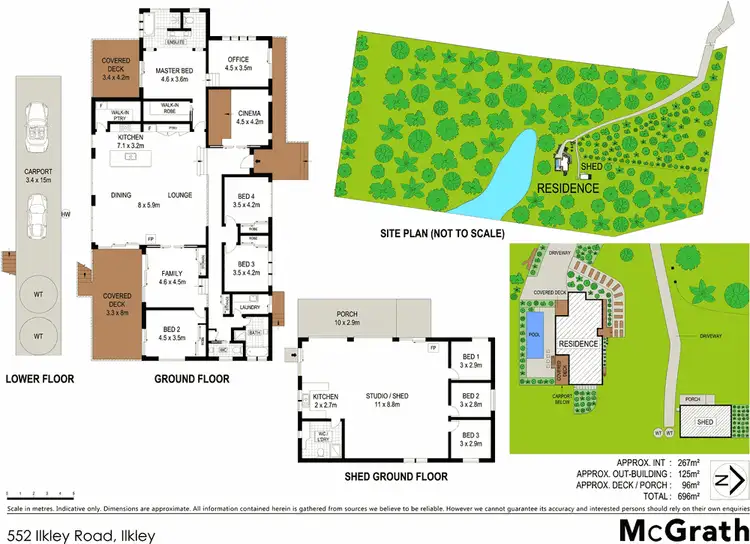 Floorplan of Homely rural property listing, 552 Ilkley Road, Ilkley QLD 4554