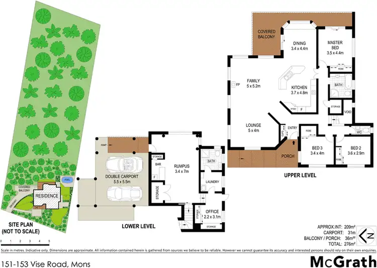 Floorplan of Homely house listing, 151-153 Vise Road, Mons QLD 4556