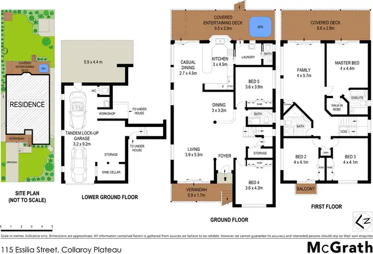 Floorplan of Homely house listing, 115 Essilia Street, Collaroy Plateau NSW 2097