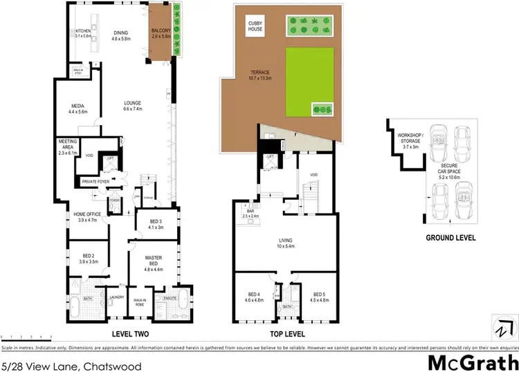 Floorplan of Homely apartment listing, 5/28 View Lane, Chatswood NSW 2067