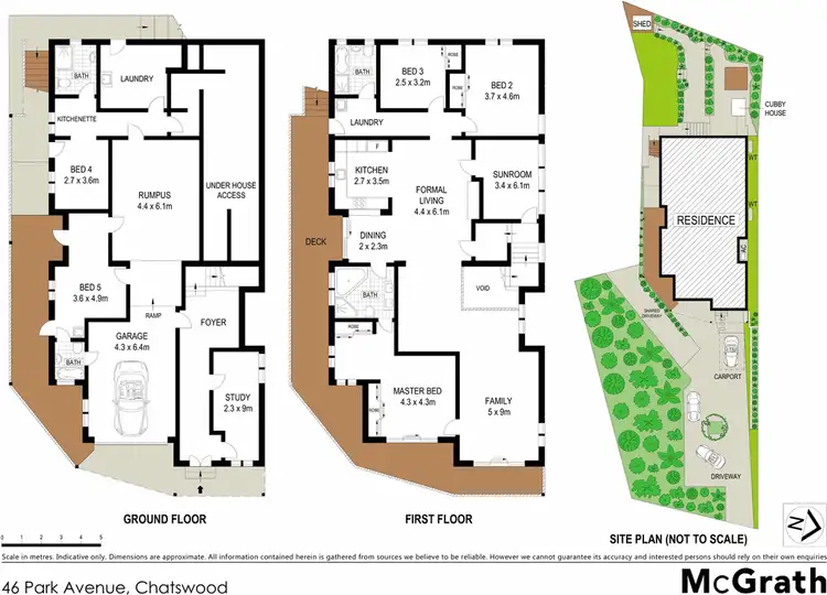 Floorplan of Homely house listing, 46 Park Avenue, Chatswood NSW 2067