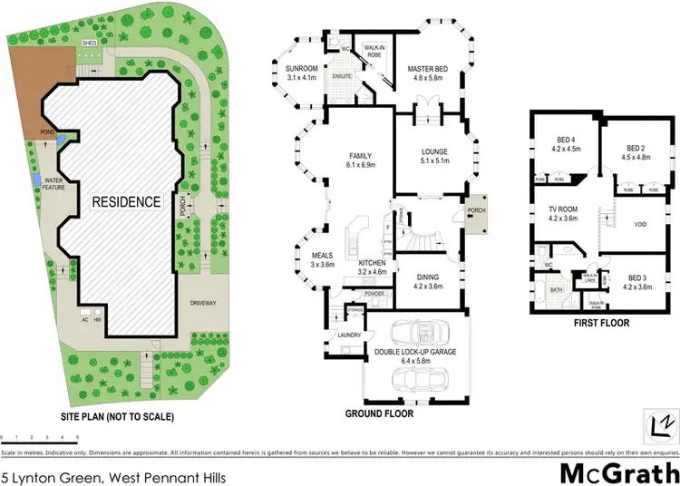 Floorplan of Homely house listing, 5 Lynton Green, West Pennant Hills NSW 2125