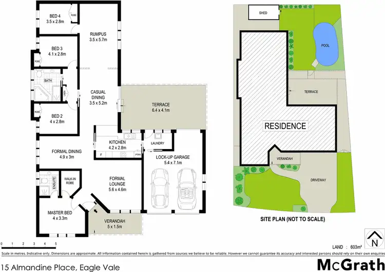 Floorplan of Homely house listing, 15 Almandine Place, Eagle Vale NSW 2558