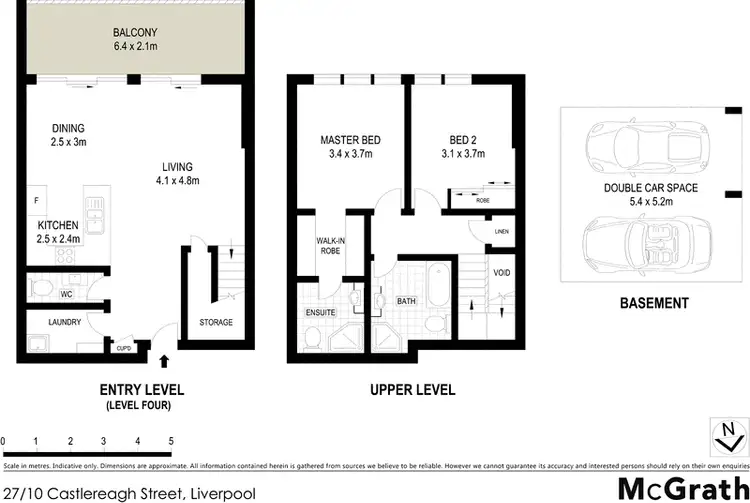 Floorplan of Homely apartment listing, 27/10 Castlereagh Street, Liverpool NSW 2170