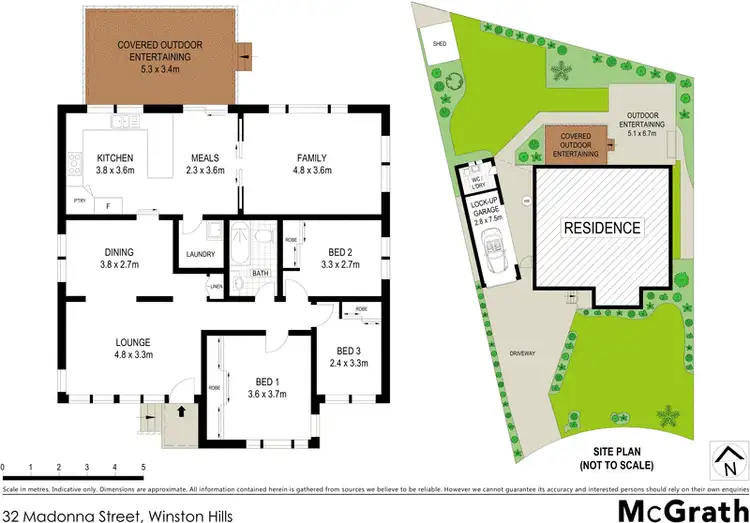 Floorplan of Homely house listing, 32 Madonna Street, Winston Hills NSW 2153