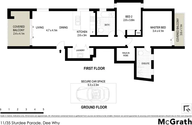 Floorplan of Homely apartment listing, 11/35 Sturdee Parade, Dee Why NSW 2099