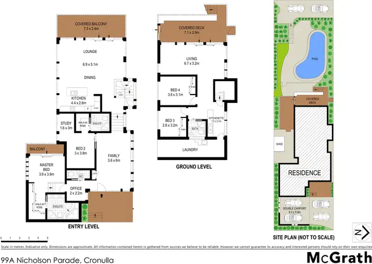 Floorplan of Homely house listing, 99A Nicholson Parade, Cronulla NSW 2230