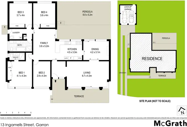 Floorplan of Homely house listing, 13 Ingamells Street, Garran ACT 2605