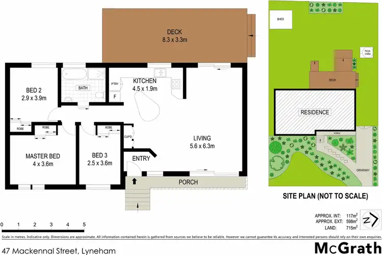 Floorplan of Homely house listing, 47 Mackennal Street, Lyneham ACT 2602