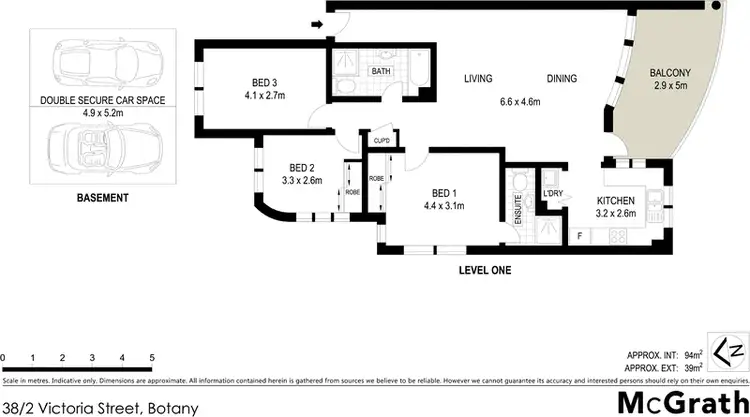 Floorplan of Homely apartment listing, 38/2 Victoria Street, Botany NSW 2019