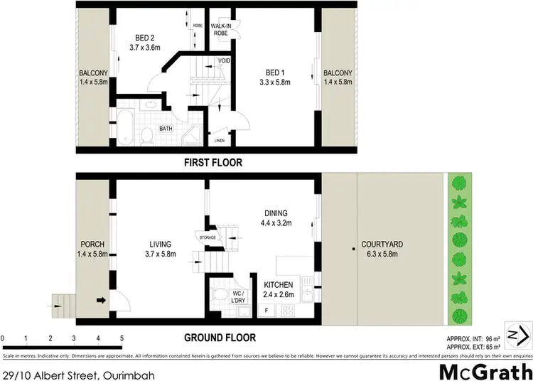 Floorplan of Homely townhouse listing, 29/10 Albert Street, Ourimbah NSW 2258
