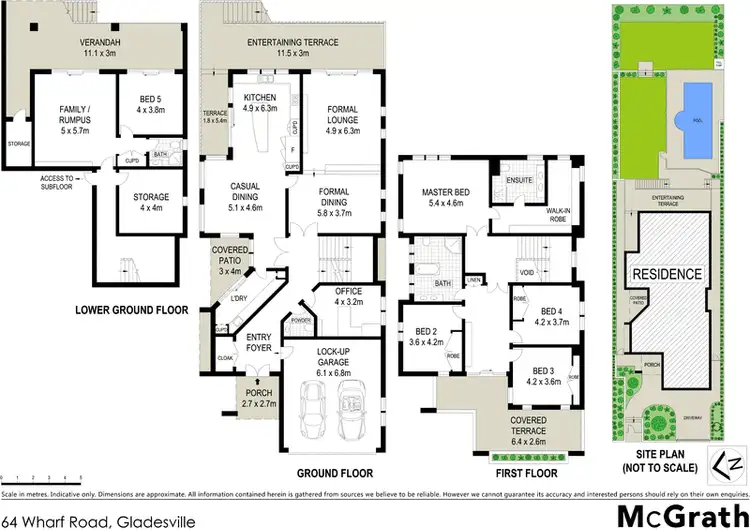 Floorplan of Homely house listing, 64 Wharf Road, Gladesville NSW 2111