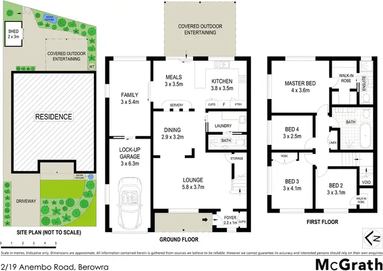 Floorplan of Homely townhouse listing, 2/19 Anembo Road, Berowra NSW 2081
