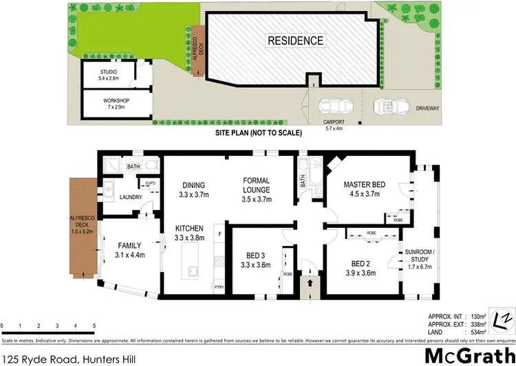 Floorplan of Homely house listing, 125 Ryde Road, Hunters Hill NSW 2110
