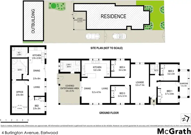 Floorplan of Homely house listing, 4 Burlington Avenue, Earlwood NSW 2206