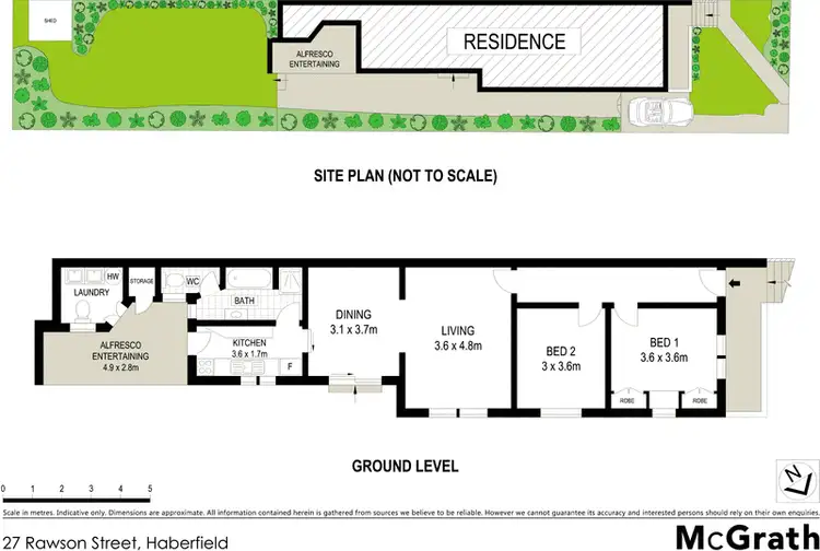 Floorplan of Homely house listing, 27 Rawson Street, Haberfield NSW 2045