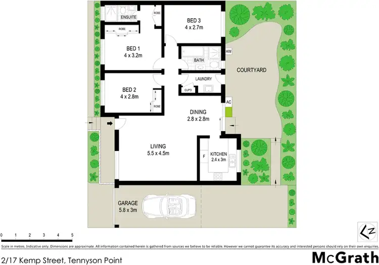 Floorplan of Homely house listing, 2/17 Kemp Street, Tennyson Point NSW 2111