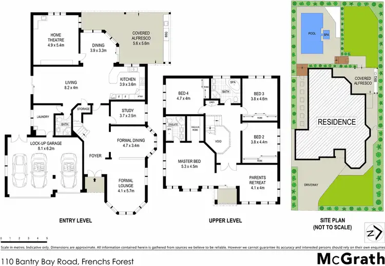 Floorplan of Homely house listing, 110 Bantry Bay Road, Frenchs Forest NSW 2086