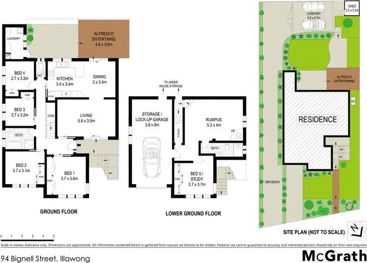 Floorplan of Homely house listing, 94 Bignell Street, Illawong NSW 2234