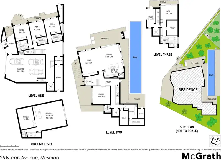 Floorplan of Homely house listing, 25 Burran Avenue, Mosman NSW 2088