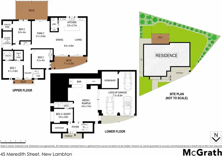 Floorplan of Homely house listing, 45 Meredith Street, New Lambton NSW 2305