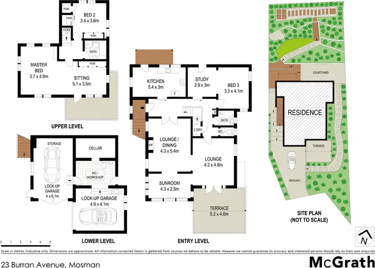 Floorplan of Homely house listing, 23 Burran Avenue, Mosman NSW 2088