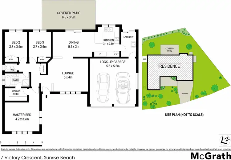 Floorplan of Homely house listing, 7 Victory Crescent, Sunrise Beach QLD 4567