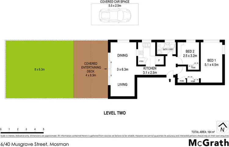 Floorplan of Homely apartment listing, 6/40 Musgrave Street, Mosman NSW 2088
