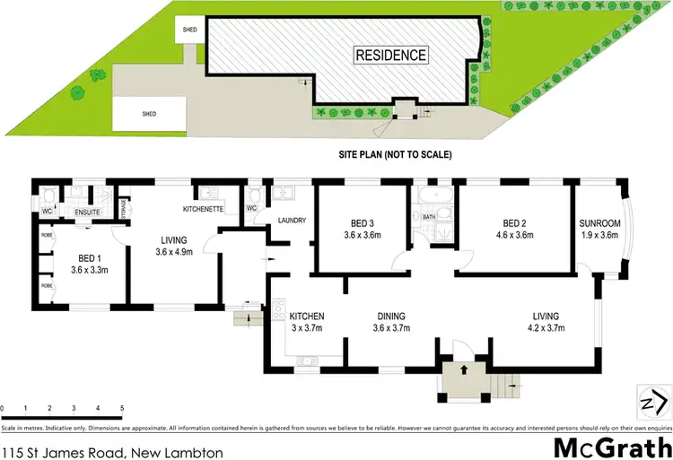 Floorplan of Homely house listing, 115 St James Road, New Lambton NSW 2305