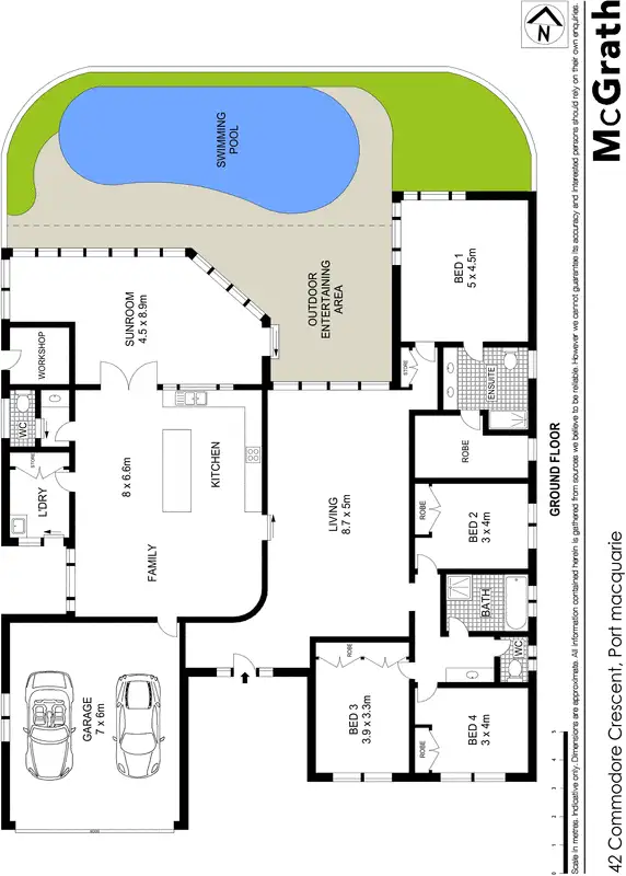 Floorplan of Homely house listing, 42 Commodore Crescent, Port Macquarie NSW 2444