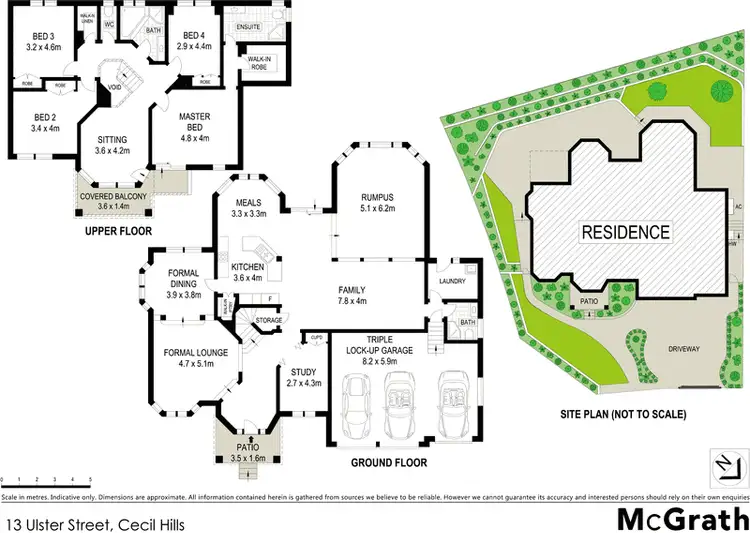 Floorplan of Homely house listing, 13 Ulster Street, Cecil Hills NSW 2171