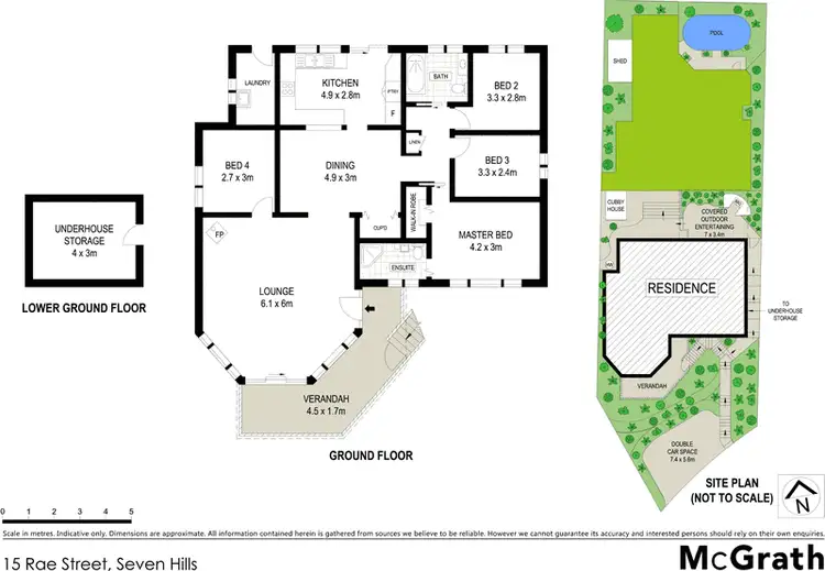 Floorplan of Homely house listing, 15 Rae Street, Seven Hills NSW 2147