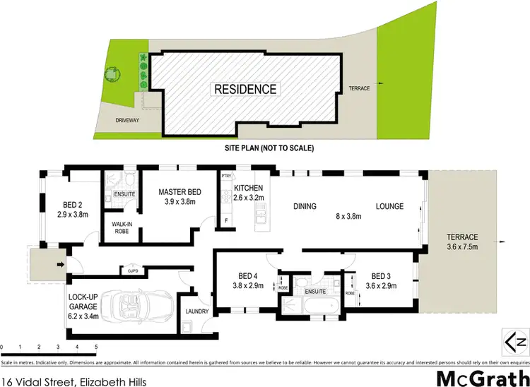 Floorplan of Homely house listing, 16 Vidal Street, Elizabeth Hills NSW 2171