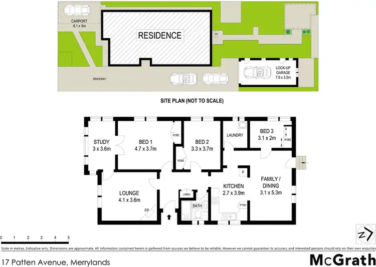 Floorplan of Homely house listing, 17 Patten Avenue, Merrylands NSW 2160