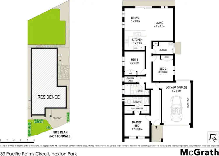 Floorplan of Homely house listing, 33 Pacific Palms Circuit, Hoxton Park NSW 2171