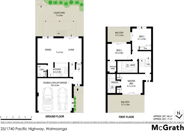 Floorplan of Homely townhouse listing, 25/1740 Pacific Highway, Wahroonga NSW 2076