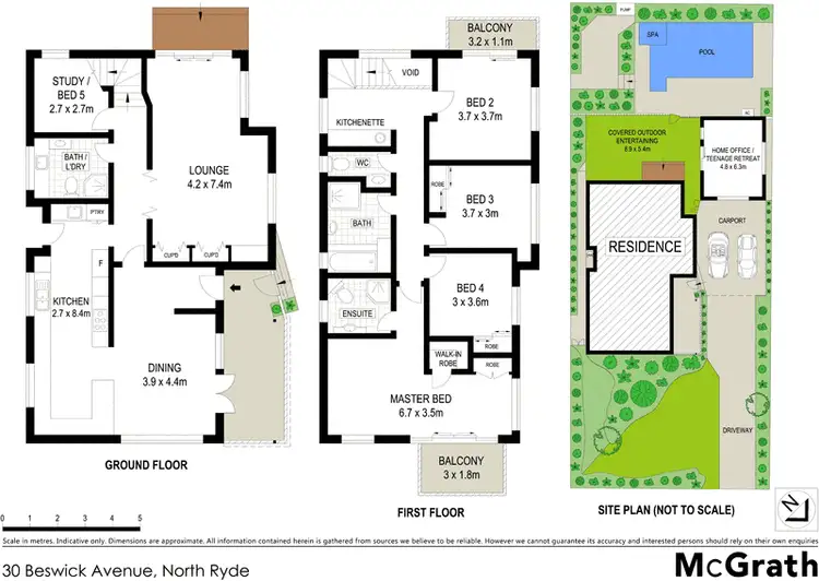 Floorplan of Homely house listing, 30 Beswick Avenue, North Ryde NSW 2113