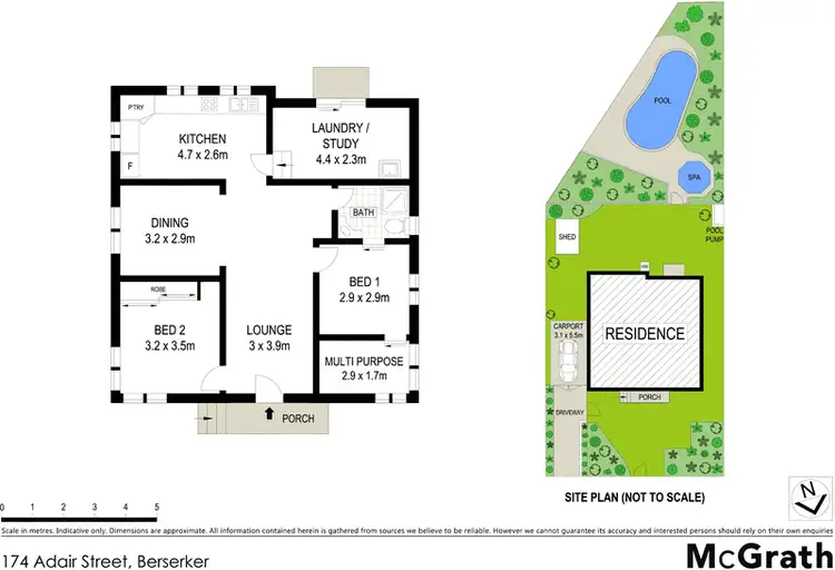Floorplan of Homely house listing, 174 Adair Street, Berserker QLD 4701