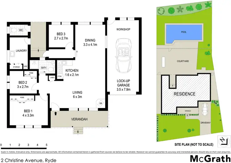 Floorplan of Homely house listing, 2 Christine Avenue, Ryde NSW 2112