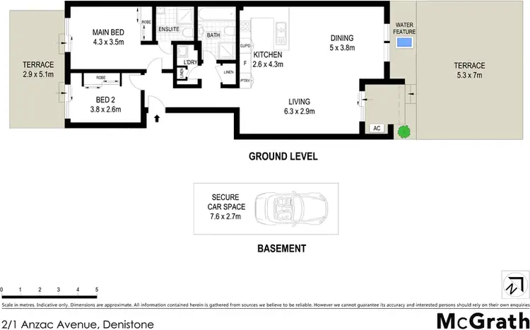 Floorplan of Homely apartment listing, 2/1 Anzac Avenue, Denistone NSW 2114